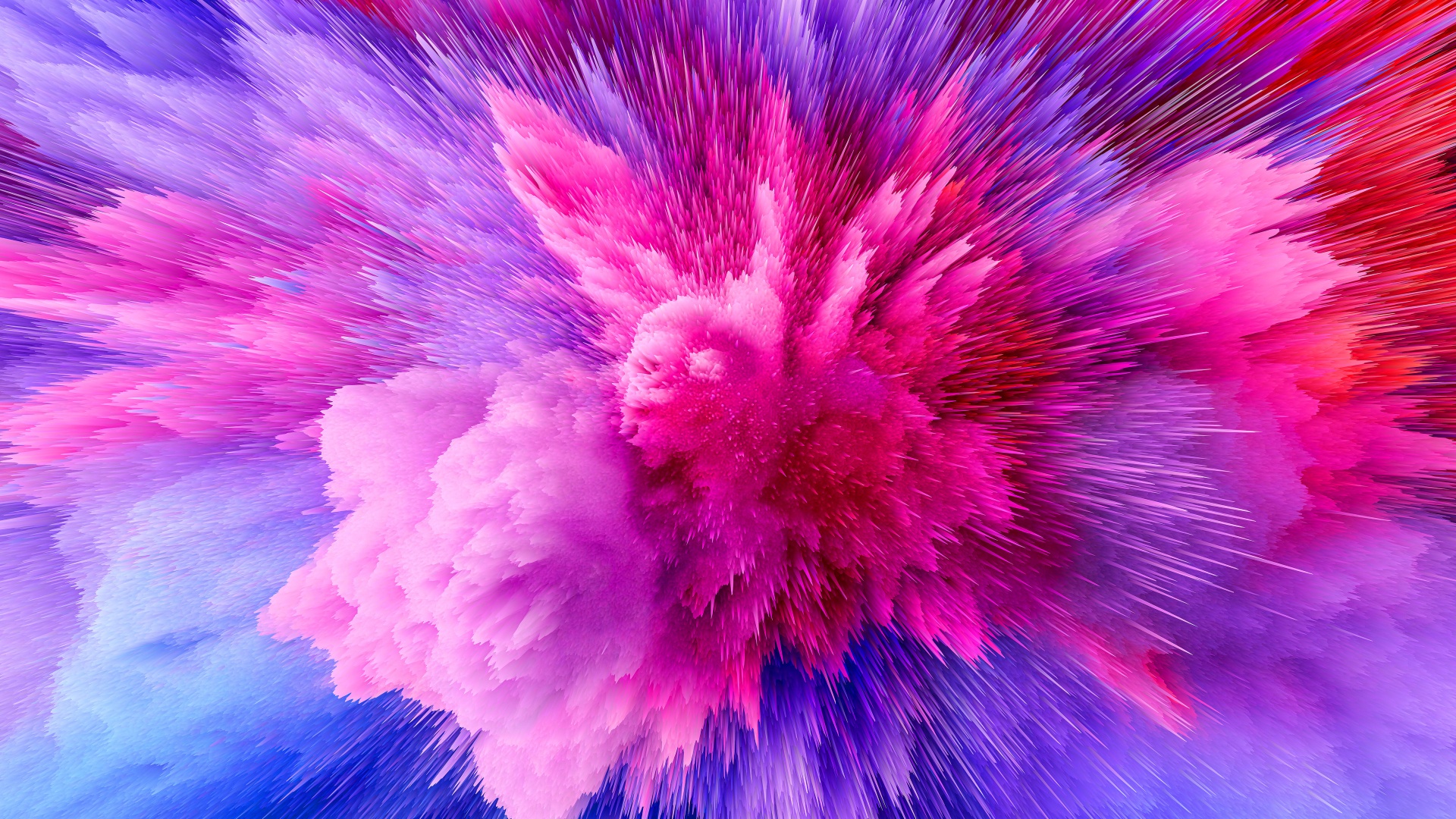 Color explosion Wallpaper 4K, Pink, Colorful background, #9768