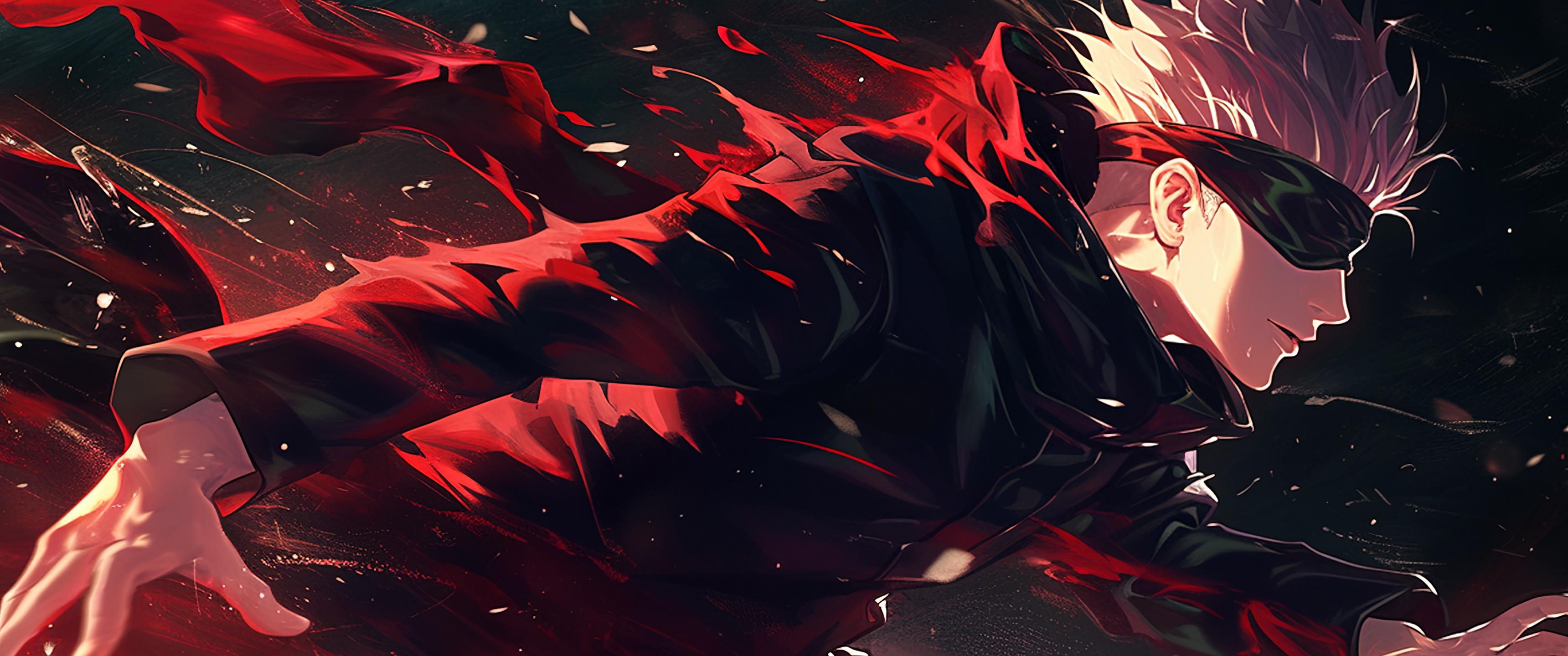 Satoru Gojo Wallpaper 4K, AI art, Jujutsu Kaisen, 5K