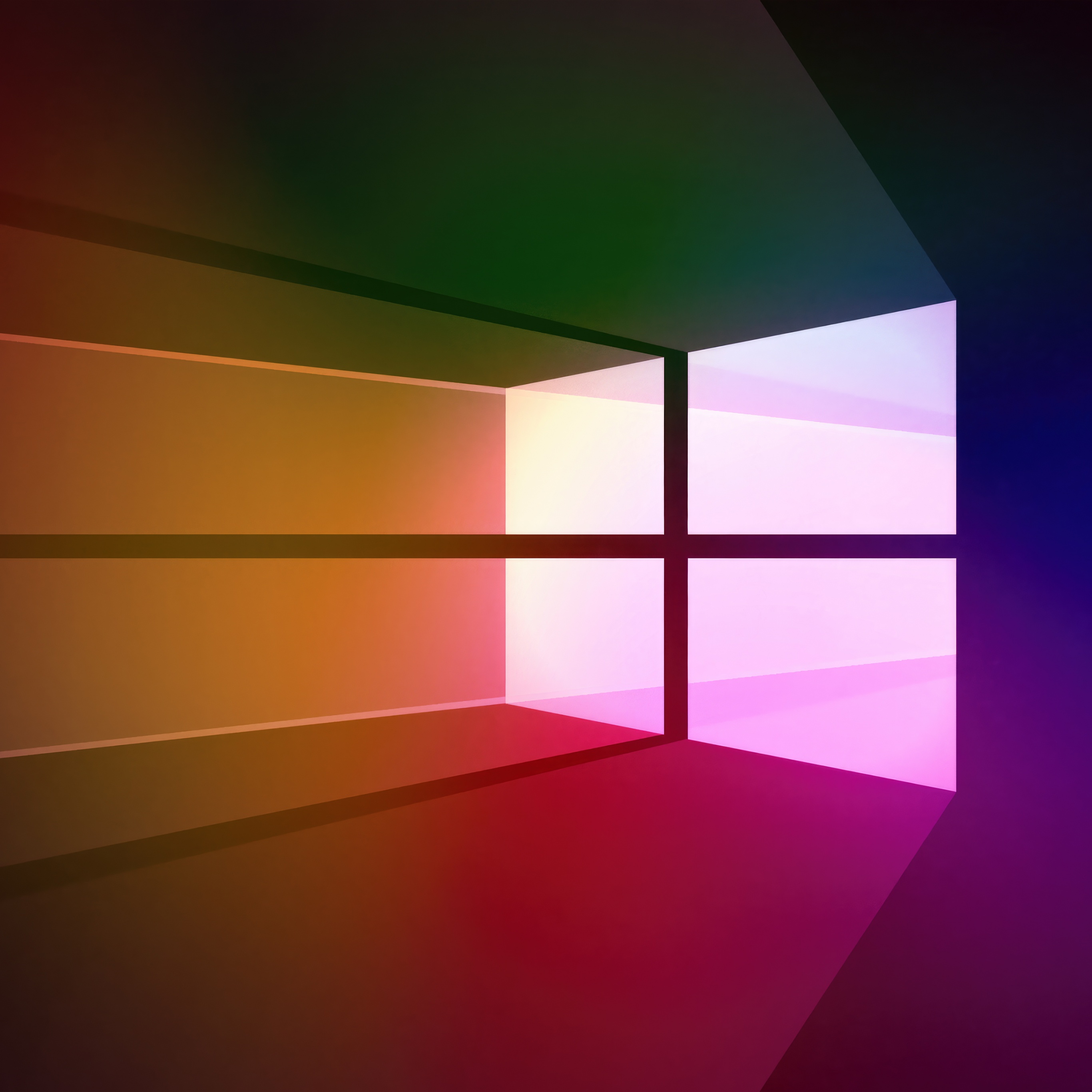 Windows 10 Wallpaper 4K, Colorful background, 5K