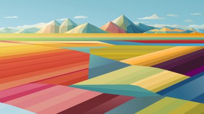 Landscape, MacBook Pro, Stock, Abstract background, Colorful background, Mountains, Multicolor, 5K, Aesthetic