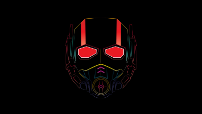 Ant-Man, AMOLED, Minimal art, 5K, Marvel Superheroes, Simple