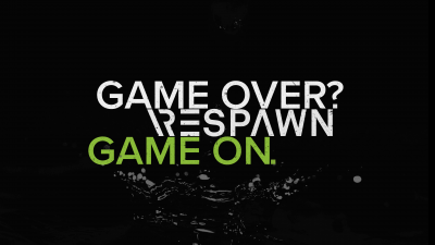 Game Over, Respawn, Game On, Hardcore, Gamer quotes, Dark background