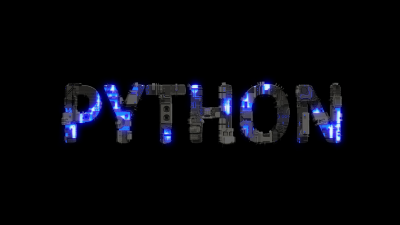 Python, Futuristic, Programming language, Typography, Black background, AMOLED, 5K