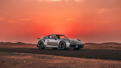 Porsche 911 Turbo Remastered by Sonderwunsc, Classic cars, Sunset