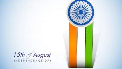 Indian Flag, August 15th, Independence Day, Tricolor, Red Fort, India, White background, 5K