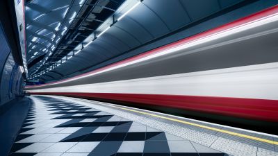 Bank Station, Blurred, Train, London, England, Underground, Subway, Metro, Journey, Tube Train, Fast, 5K, 8K