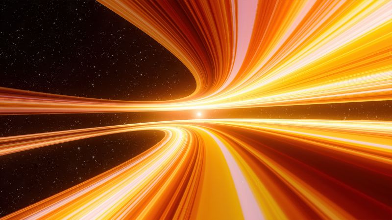 Cosmic phenomena, Orange aesthetic, Light Streaks, Warp, Outer space, Stars, Galaxy, Infinity, Planetary rings, Radiant