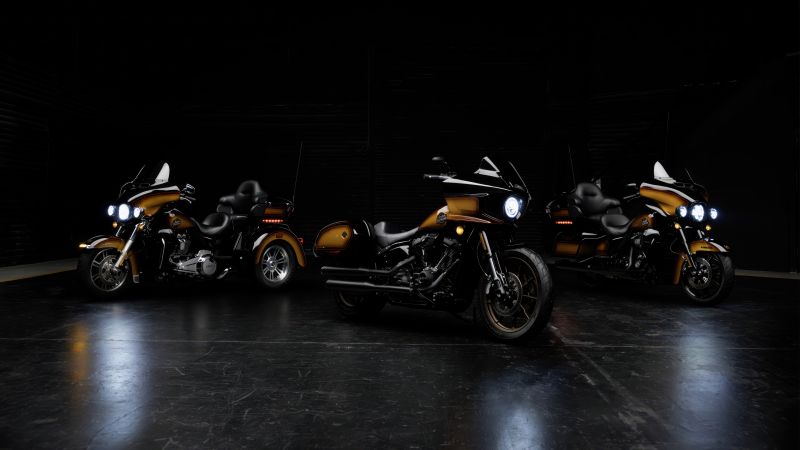 Harley-Davidson Low Rider ST Tobacco Fade, 5K, Dark aesthetic, Dark background, Harley-Davidson Low Rider