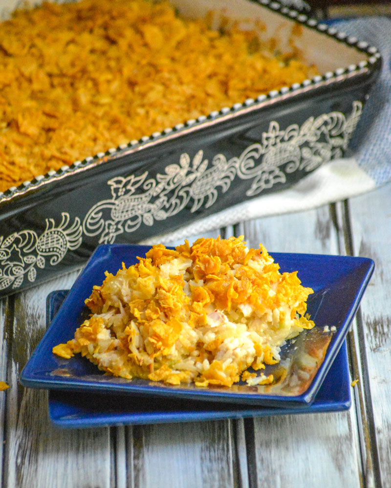 Rotisserie Chicken & Rice Casserole