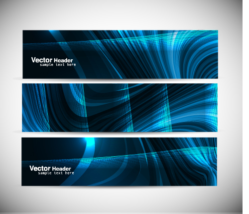 free vector Cool banner04 vector