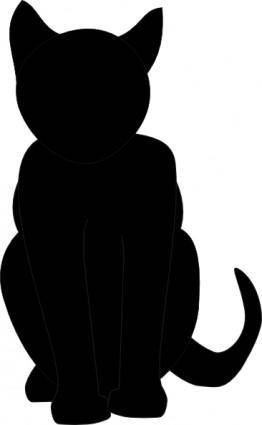 Black Cat clip art