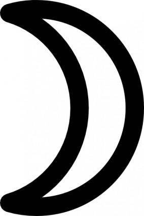 Moon Symbol Crescent clip art