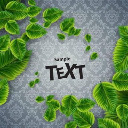 Beautiful green background 05 vector