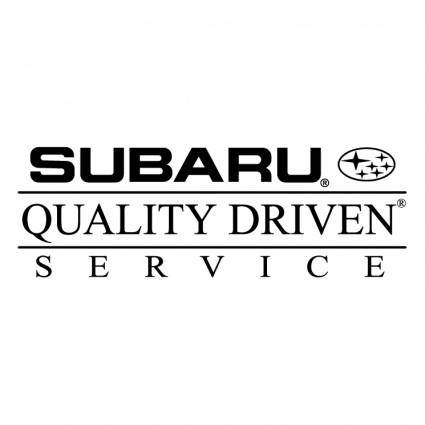 Subaru quality driven service 0