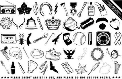 Black and white clip art daily