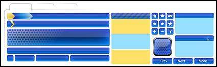 Web Design material - decoration, buttons, navigation-2