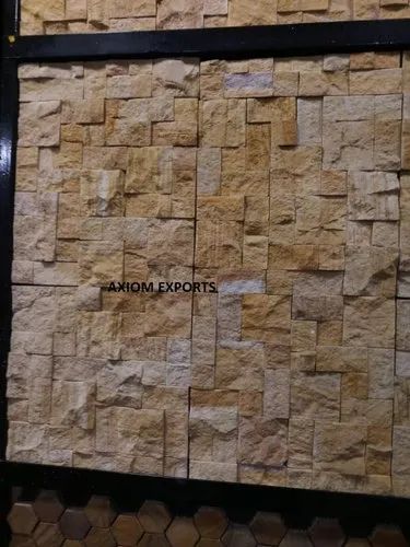 Stone Mosaic Tiles For Wall Cladding - Teak Wood Stone Mosaic Tiles  Manufacturer From Jaipur