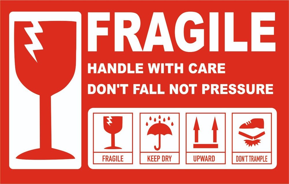 Fragile Handle With Care Printable - Printable World Holiday