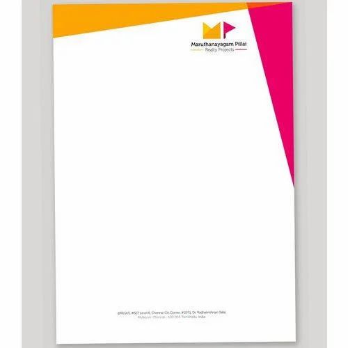 Letterhead in Hyderabad, Telangana | Get Latest Price from Suppliers of ...