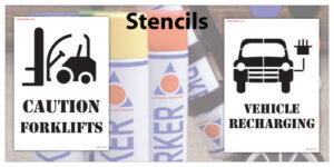 Floor Marking Spray Paint Stencils