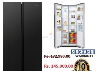 Hisense Refrigerator ( 428L, BLACK)