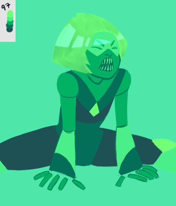 peridot palette doodle thing (for greysexualgreywarden)