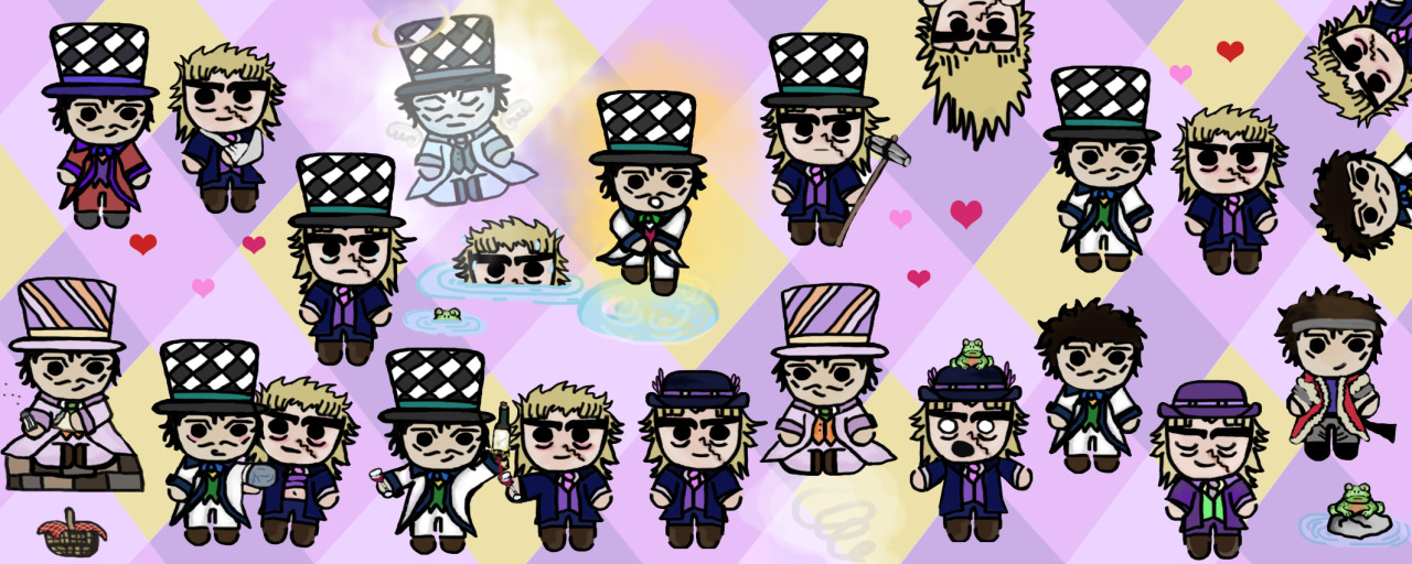 Zepwagon Chibis ~ started with two and ….. just kept going XD sOOoo many XD Frog…….. :D