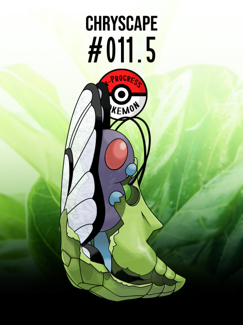 inprogresspokemon: #010.5 - Caterpie are common Pokemon that live anywhere with plentiful vegetation