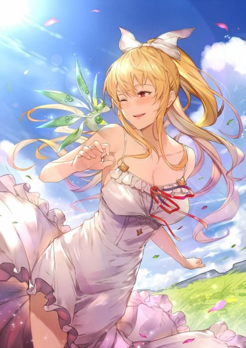 Cute girl Vira Lilie: Granblue Fantasy mobile game art [Artist: Kakage]
• Digital arts collection (My list of anime & games)↓
• rarts.tumblr.com/anime_art_list