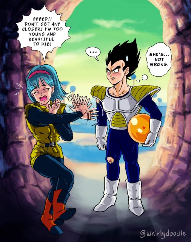 Vegeta And Bulma Namek