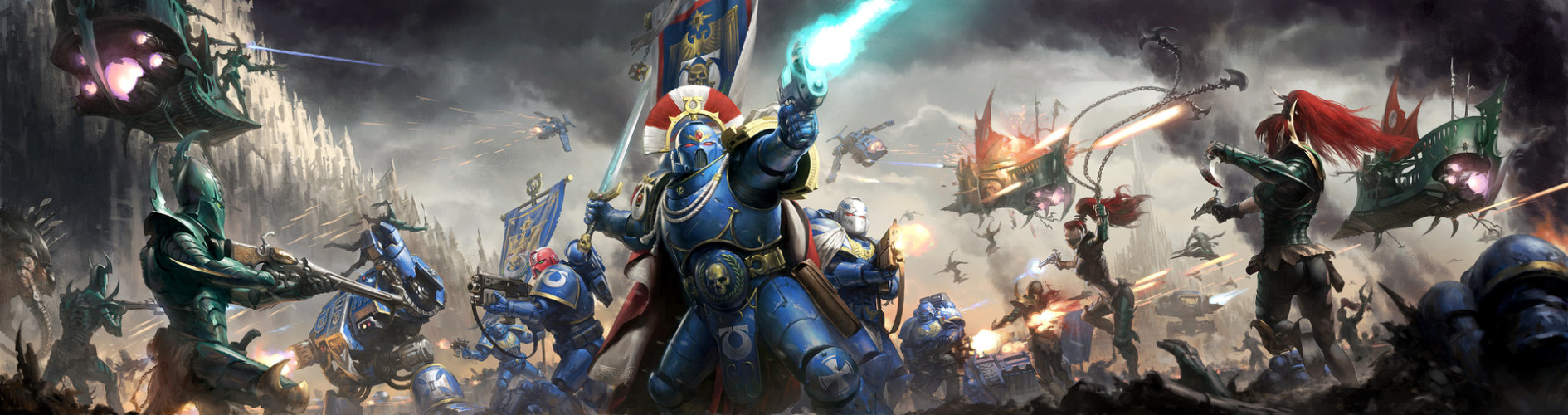 Ultramarines vs Dark Eldar
by Darren Tan