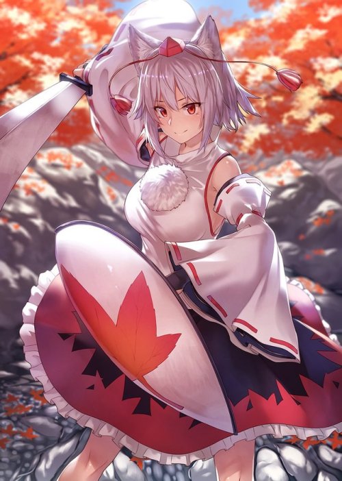 Inubashiri Momiji: Touhou Project fanart [Artist: Ibuki Notsu]