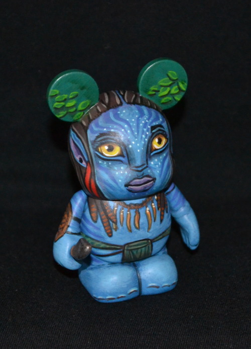 Neytiri from Avatar. She comes with a dagger. Message me to purchase.