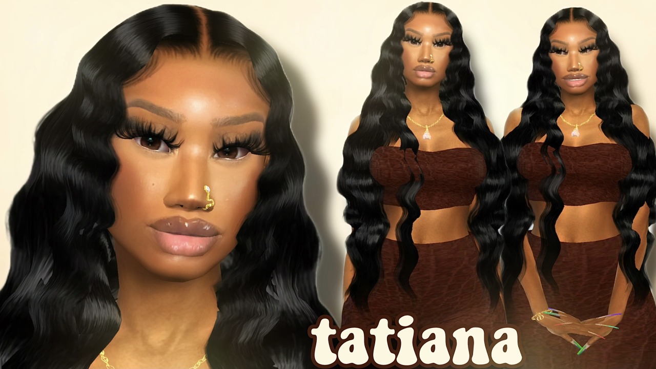 Sims 4 CAS | Tatiana | The Sims 4 | Sim Download + CC Folder & CC Links | BEST BLACK/URBAN CC
WATCH HERE: https://www.youtube.com/watch?v=CMxW1hnwg3U