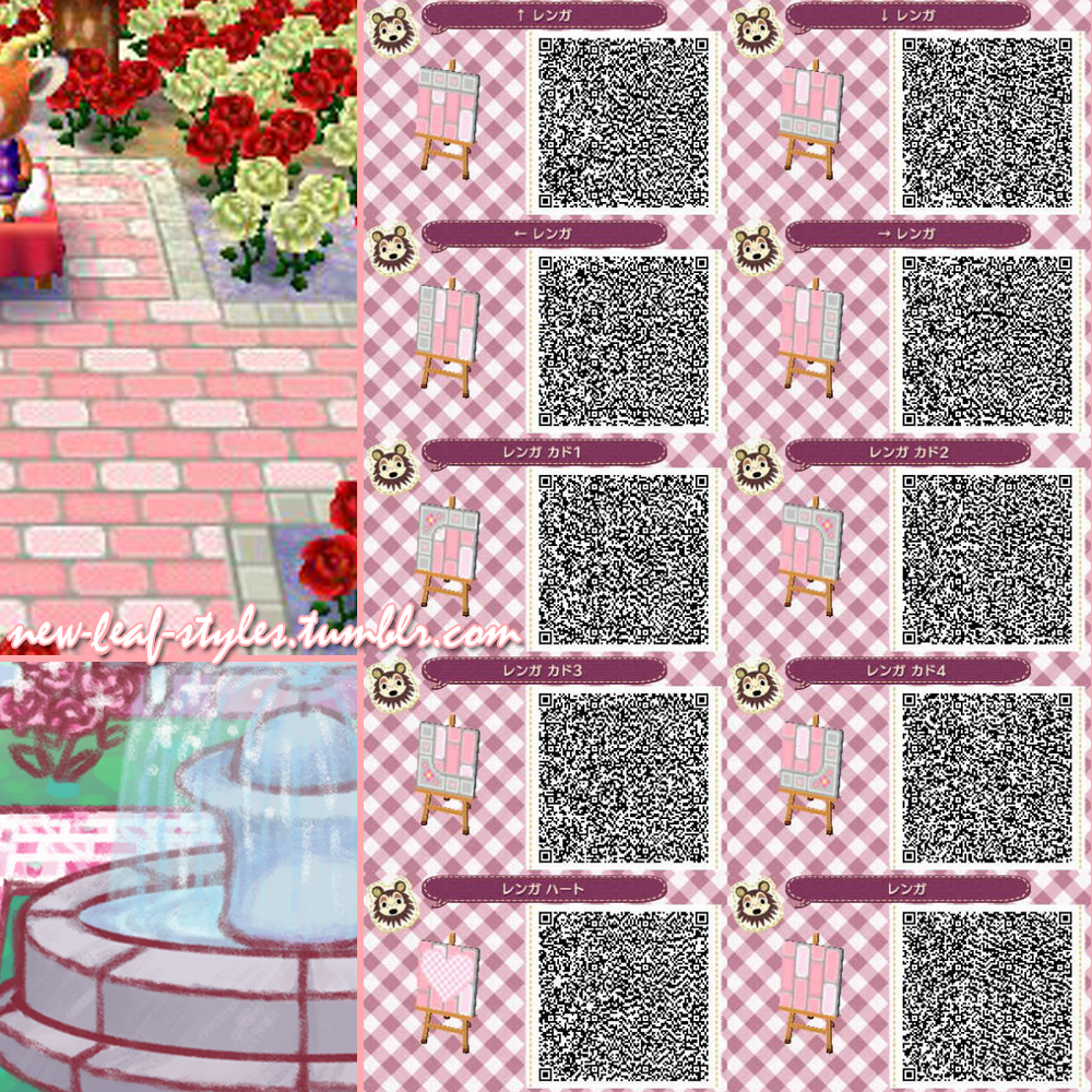 Animal Crossing New Leaf Qr Codes Brick