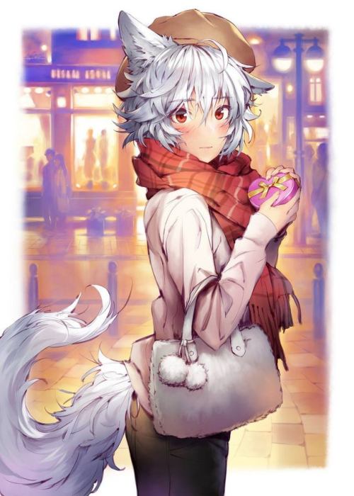 Cute wolf girl Inubashiri Momiji: Touhou Project digital drawing [Artist: Matsuda (Matsukichi)]