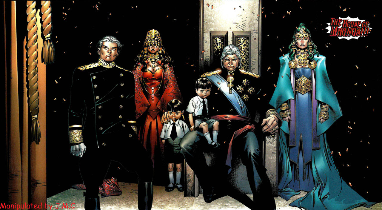 House of M #6 By Olivier Coipel (Manipulated by J.M.C (Me) Finally we can see (Lorna Dane) the Magnus Family as a complete picture.