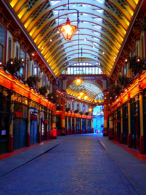 Leadenhall Market, Gracechurch Street, London, EC3