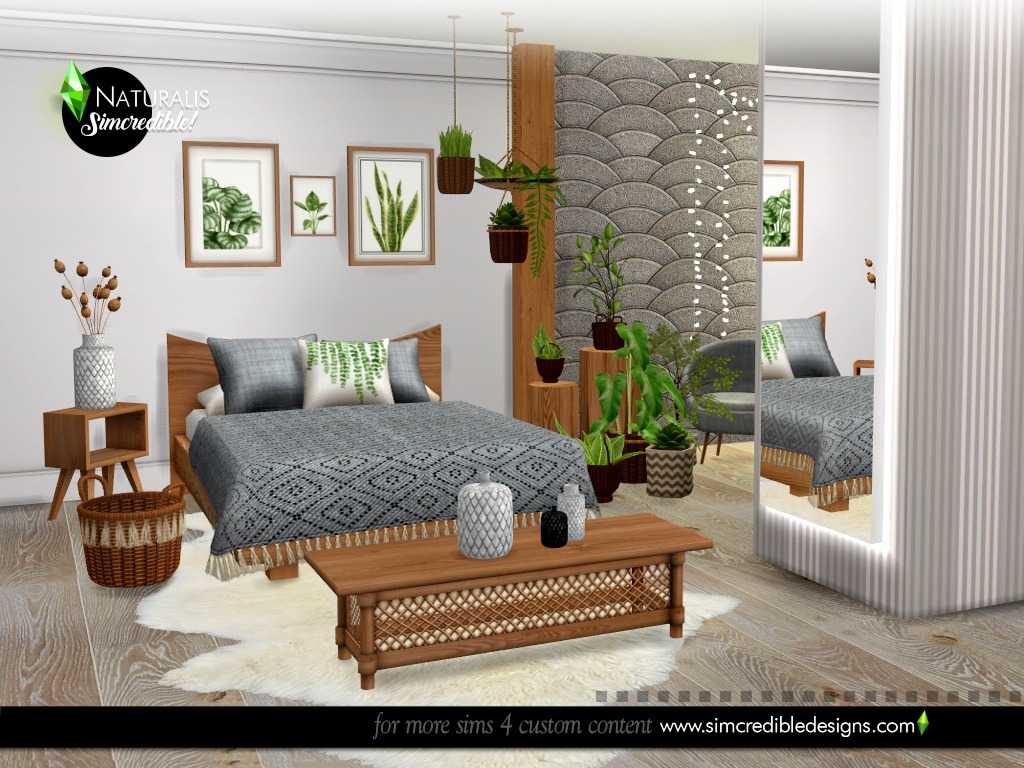 SIMcredible! - Naturalis Bedroom By SIMcredible!designs