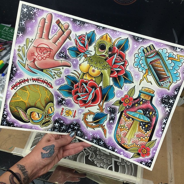 Born Weird Tattoo Merch