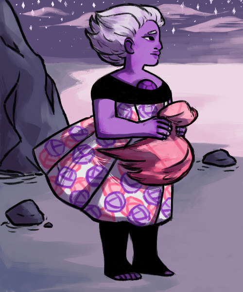 this turned out weird but here’s a gem war era Amethyst