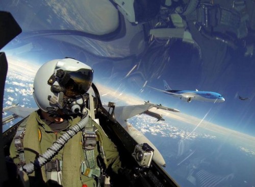 Mid-Air Selfies
• Mirage 2000 with USAF F-22A Raptor
• Royal Dutch Air Force (RDAF) F-16 Fighting Falcon launching an AIM-9 Sidewinder
• F/A-18C Hornet “Blue Angel Three” over the US Naval Academy
• People’s Liberation Army Navy Air Force (PLANAF)...