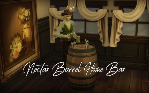 Nectar Barrel Home Bar