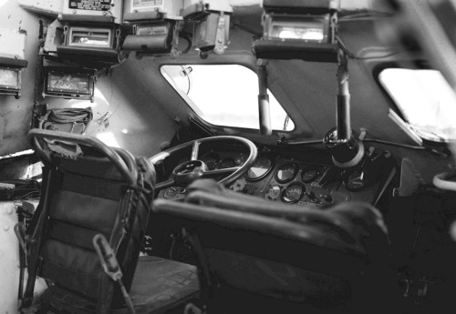 Interior of a BTR-60B.