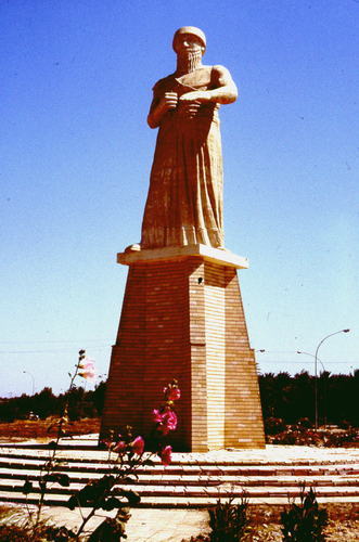 Hammurabi statue in Babylon, Iraq