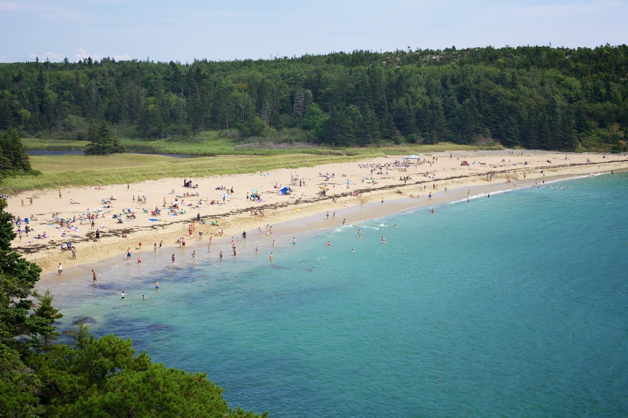 Sand Beach @ Acadia National Park.