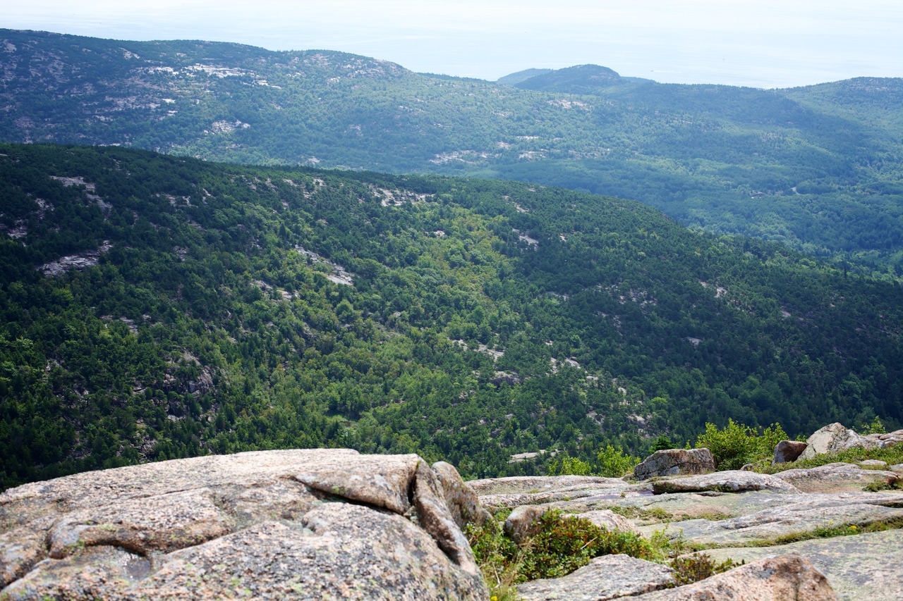 Atop Cadillac Mountain.