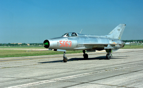 Vietnamese Mikoyan-Gurevich MiG-21PF at the National Museum of the United States Air Force.