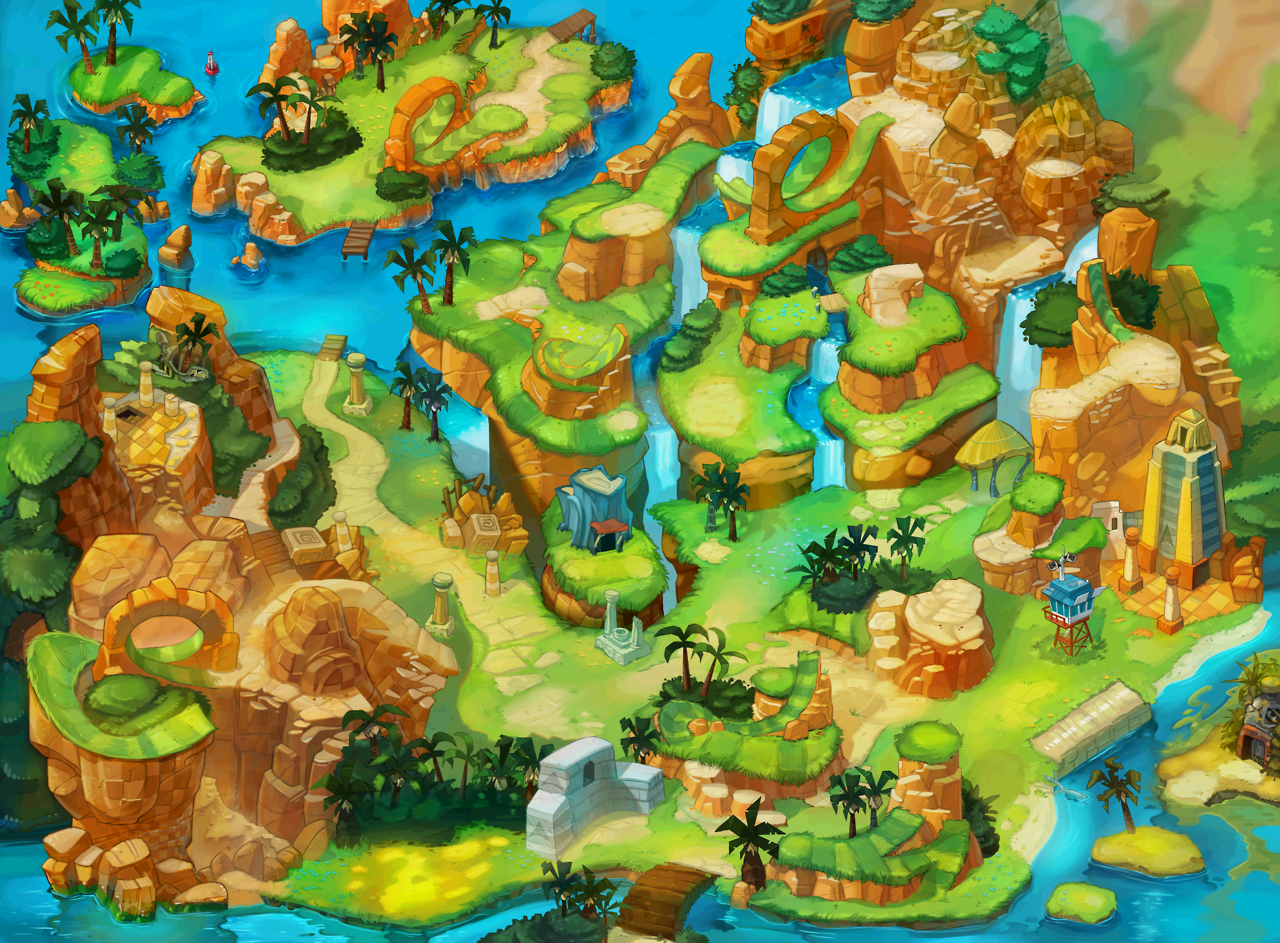 Sonic The Hedgeblog - The entire map of Green Hill Zone, from Sonic...