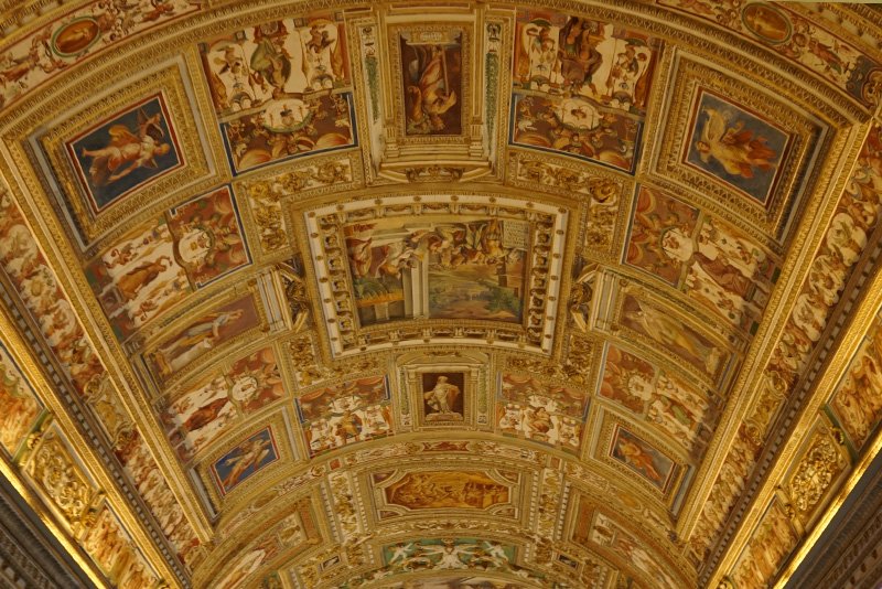 Roman Holiday Vatican Museum part 3 - Tapestries and Maps